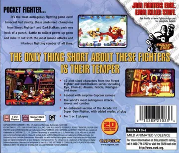 Pocket Fighter (US) box cover back